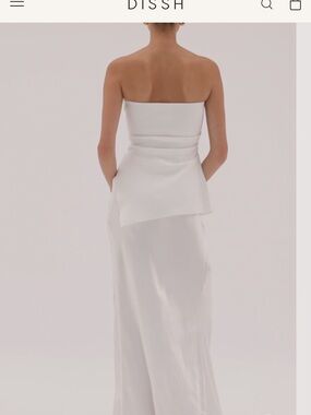 Dissh Charli silk maxi skirt